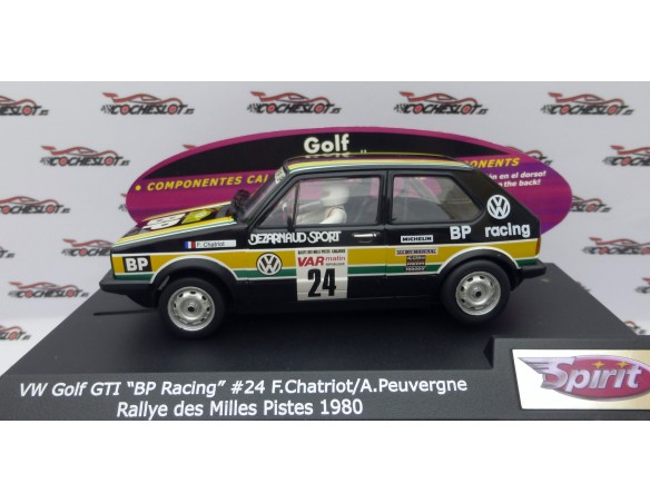 VW Golf Gti “ BP Racing “ Nº24 Rallye Des Milles Pistes 1980 Ref. 0701503 SPIRIT