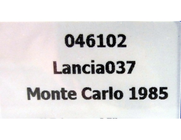 Lancia 037 Martini. Montecarlo 1985. Toivonen. Ref. 046102 FLYSLOT