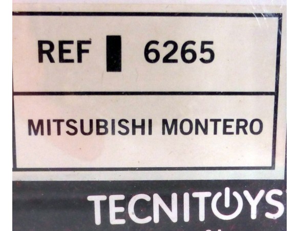MITSUBISHI MONTERO PARIS DAKAR Nº300 REF.6265 TECNITOYS