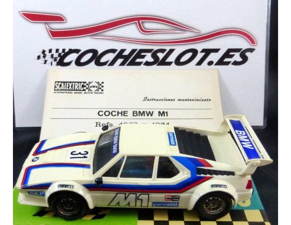 BMW M1 BLANCO	CON CAJA E INSTRUCCIONES 1982  REF.4063 EXIN