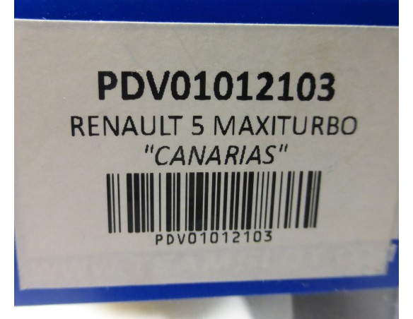 RENAULT 5 MAXITURBO CAMEL CANARIAS TEAM SLOT