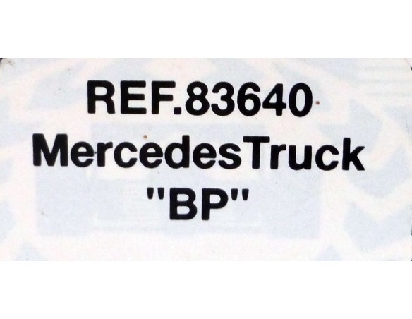 Mercedes Truck  Bp Menta REF.83640 MATCHBOX