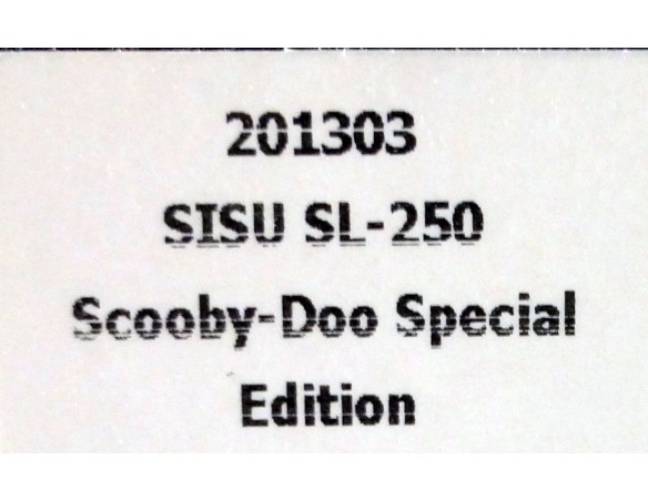 CAMION SISU SL 250 SCOOBY DOO EDICION ESPECIAL TRUCK REF. 201303 FLYSLOT
