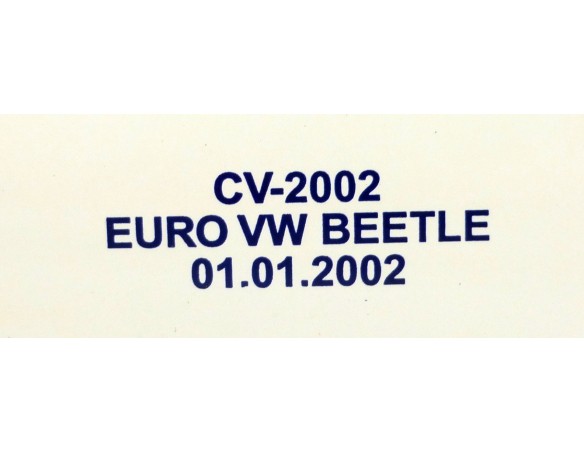VW BEETLE ESCARABAJO EURO BLUE STARS REF.CV2002 PINK-KAR