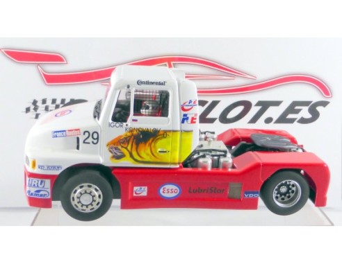 CAMION Sisu Sl 250 Fia Etrc 1999 BLANCO ROJO TIGRE REF.TRUCK 2 FLY
