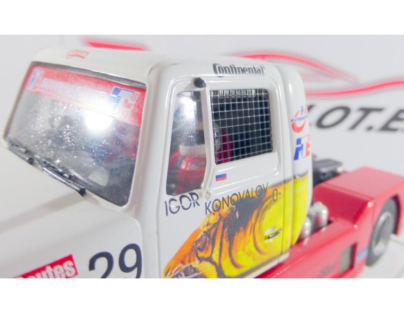 CAMION Sisu Sl 250 Fia Etrc 1999 BLANCO ROJO TIGRE REF.TRUCK 2 FLY