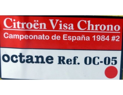 Citroen Visa Chrono. Campeonato de España 1984. Ref. OC-05 OCTANE