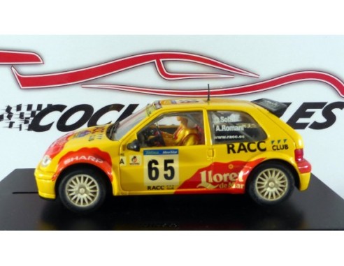 Citroen Saxo JWRC-RACC D. Sola nº65 amarillo rojo lloret 2002 REF.50266 NINCO