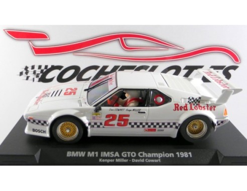 BMW M1 IMSA GTO CHAMPIONS 1981 AUTO SLOT EXCLUSIVE LTD ED. 500u.FLY