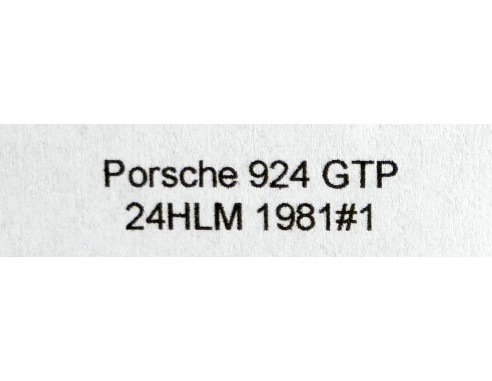 Porsche 924 GTP Le Mans 1981 n° 1 Hugo Boss REF.  FA02003 FALCON SLOT