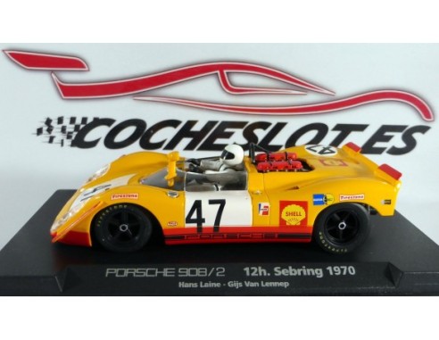 Porsche 908/2 Hans Laine/ Gijs Van Lennep 12h Sebring 1970  Ref. C40/ 88098 FLY