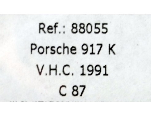 PORSCHE 917K - CHAMPIONNAT V.H.C. 1991 REF. 88055 - C87 FLY