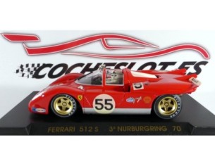 FERRARI 512 S DOS VERSIONES Nº55 1970 NURBURGRING REF. C4 FLY 2