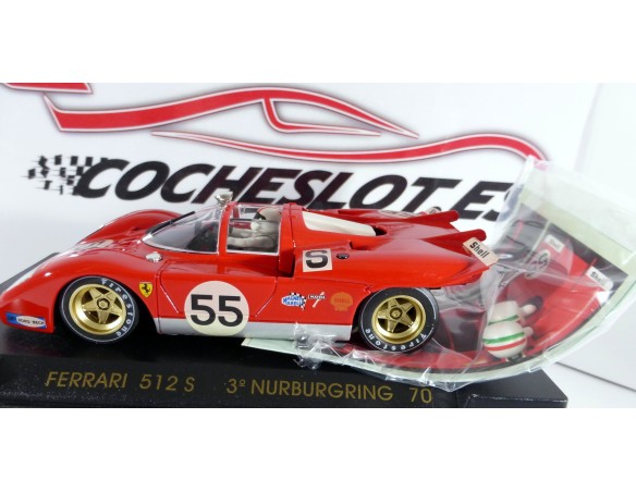 FERRARI 512 S DOS VERSIONES Nº55 1970 NURBURGRING REF. C4 FLY