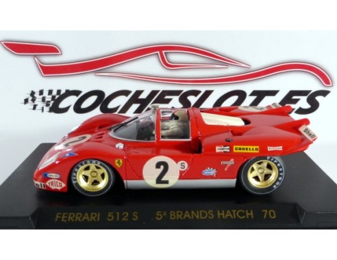 FERRARI 512 S DOS VERSIONES Nº2 1970 BRANDS HATCH REF. C4 FLY