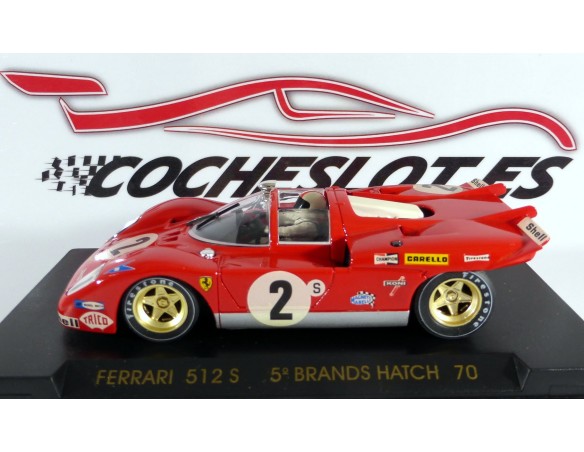 FERRARI 512 S DOS VERSIONES Nº2 1970 BRANDS HATCH REF. C4 FLY