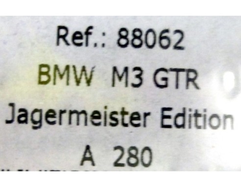 BMW M3 GTR JAGERMEISTER EDITION A280 REF.88062 FLY