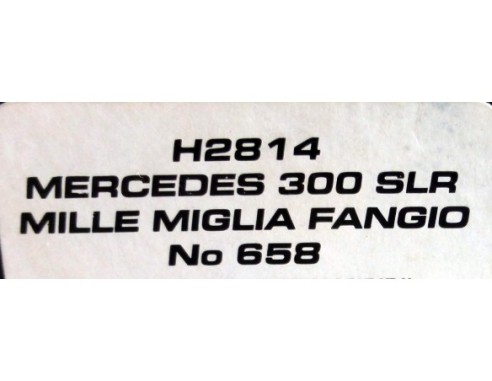MERCEDES BENZ 300 SLR Nº658 MILLE MIGLIA FANGIO REF. H2814 SUPERSLOT