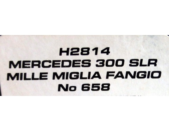 MERCEDES BENZ 300 SLR Nº658 MILLE MIGLIA FANGIO REF. H2814 SUPERSLOT