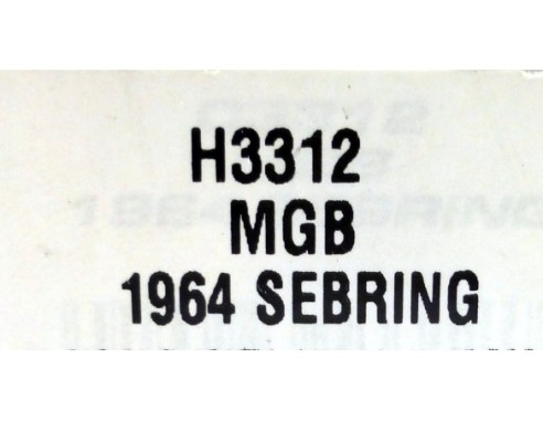 MGB 1964 SEBRING Nº48 F.MORRILL-J.ADAMS REF. H3312 SUPERSLOT
