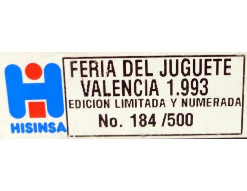 FORD FIESTA XR2i HISINSA FERIA JUGUETE 1993 ED,LTD 500u. REF.C314 SUPERSLOT