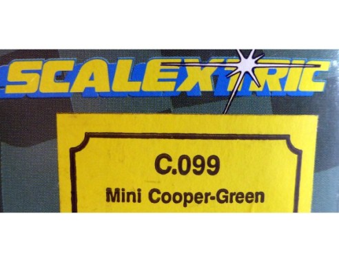 Mini Cooper Green No.8 REF. C099 SUPERSLOT