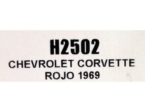 Chevrolet Corvette L88 1972 Nº57 Ref. H2502 SUPERSLOT