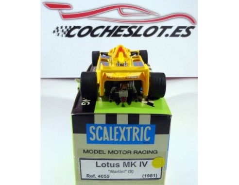 LOTUS MK-IV F1 MARTINI AMARILLO  Nº 9 1981 REF.4059 EXIN