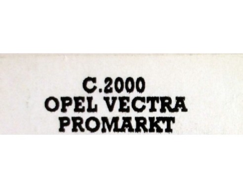 Opel Vectra Promarkt REF. C2000 SUPERSLOT