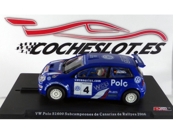 VW POLO S1600 CANARIAS RALLYES 06 COLECCION PONCE MOTORSPORT  POWER SLOT
