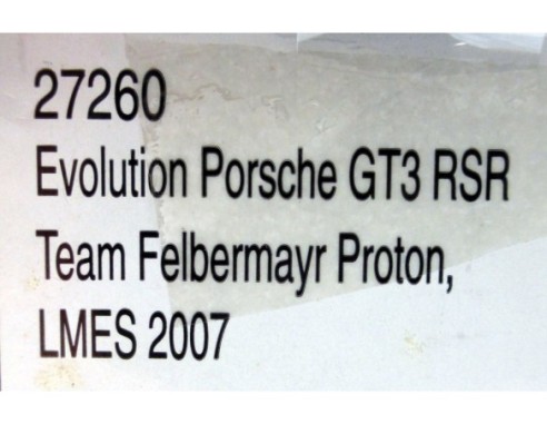PORSCHE GT3 RSR REF. 27260 EVOLUTION CARRERA
