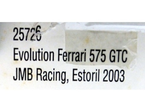 Ferrari 575 GTC JMB Estoril 2003 REF. 25726 EVOLUTION CARRERA