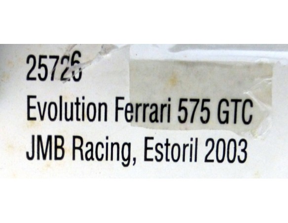 Ferrari 575 GTC JMB Estoril 2003 REF. 25726 EVOLUTION CARRERA