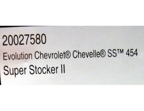 CHEVROLET CHEVELL SS 454 “SUPER STOCKER II” REF.20027580 EVOLUTION CARRERA