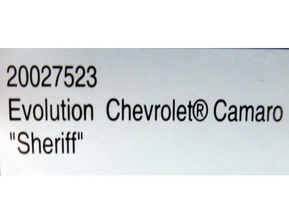 Chevrolet Camaro Sheriff  REF. 20027523 Evolution CARRERA