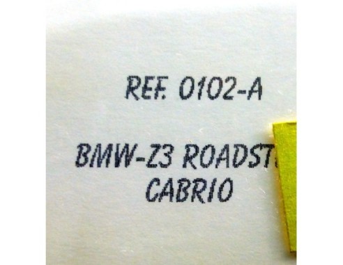 BMW Z3 ROADSTER CABRIO AZUL REF.0102A CARTRIX