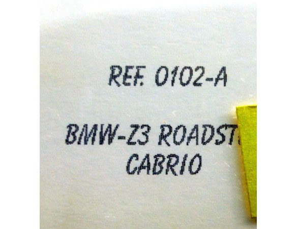 BMW Z3 ROADSTER CABRIO AZUL REF.0102A CARTRIX