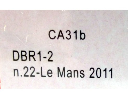 Lola Aston Martin DBR1-2 n.22 24h Le Mans 2011 REF.CA31b SLOT.IT