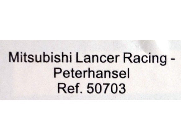 Mitsubishi Lancer Nº300 2009 Dakar Rally REF.50703 AVANT SLOT