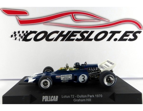 Lotus 72 n.3 Graham Hill - Oulton Park GP 1970 REF.CAR02b POLICAR