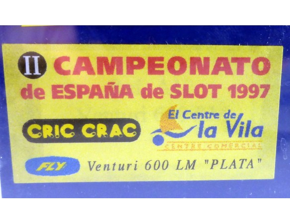 Venturi 600 LM Le Mans 1995 2º CAMPEONATO SLOT  CRIC-CRAC REF.A-12 FLY