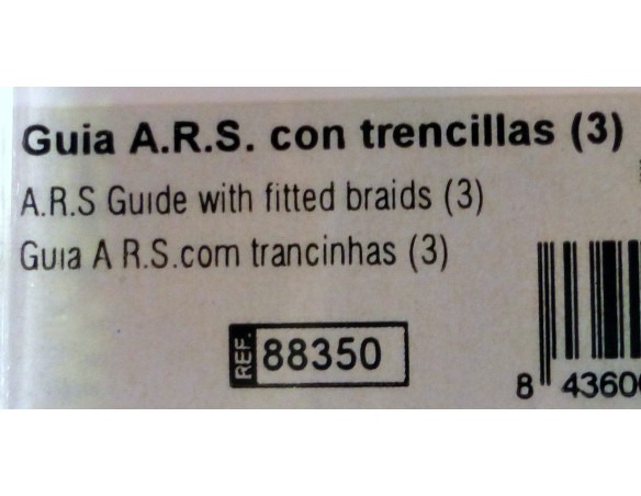SET DE 3 GUIAS A.R.S CON TRENCILLAS REF.88350 SCX
