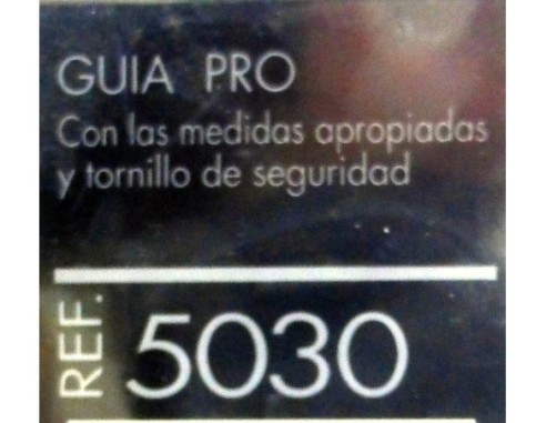 GUIA PRO CON LAS MEDIDAS APROPIADAS Y TORNILLO DE SEGURIDAD REF.5030 TECNITOYS