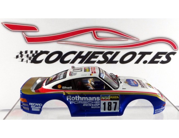 CARROCERIA Porsche 959 Raid de  Rothmans del Dakar 1986 SCALEAUTO