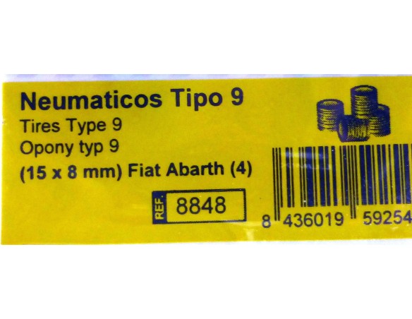 NEUMATICOS TIPO 9 REF.8848 TECNITOYS