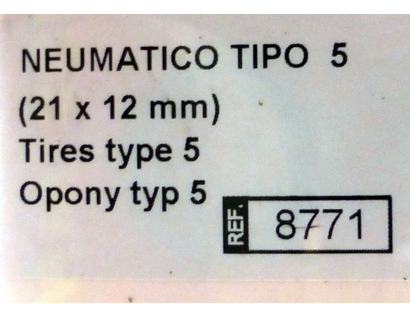 NEUMATICOS TIPO 5 REF.8771 TECNITOYS