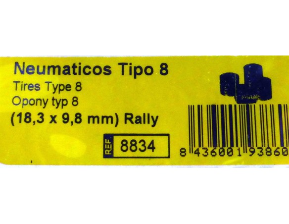 NEUMATICOS TIPO 8 REF.8834 TECNITOYS