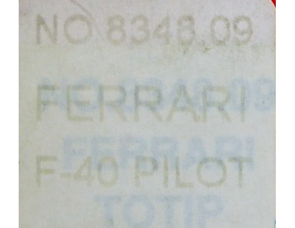 FERRARI F40 PILOT 1997 REF.83480.20 TYCO