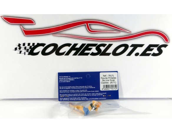 FIGURAS PINTADAS DE MUJER COPILOTO REF.B171 FLY