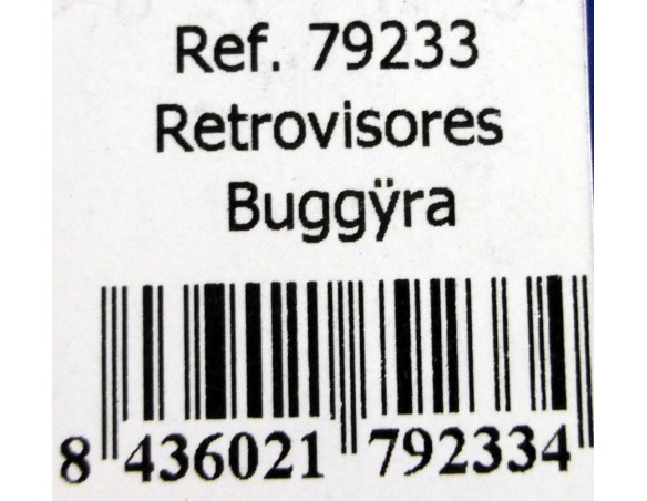 RETROVISORES BUGGYRA ROJO REF.79233 FLY